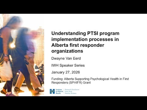 Understanding PTSI program implementation processes in Alberta first responder organizations