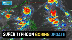 14K views · 177 reactions | Tumaas sa signal no.4 ang super typhoon goring ayon sa PAGASA weather report kaninang 5:00 ng umaga. Bumaba naman sa signal no.3 ang pinakamalakas na wind signal nitong 8:00 ng umaga. Papasok naman ng Philippine Area of Responsibility ang bagyong may international name na Haikui (Hannah). Video by DOST-PAGASA | Philstar.com | Facebook