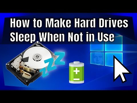 How to Make a Hard Drive Sleep When Not in Use on Windows 10 (Save Laptop Battery Tip)
