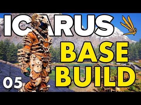 First Stone House in Icarus Olympus Layout Tips for Beginners ep 5