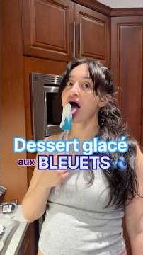 Testing out a frozen yogurt and blueberry bar recipe!🫐 #recipe #experimentation #health