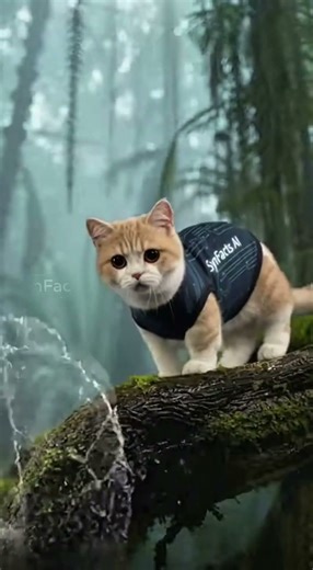 😱 CAT JUMPS BACK AS A PREHISTORIC CREATURE ERUPTS FROM THE SWAMP 🐊🔥