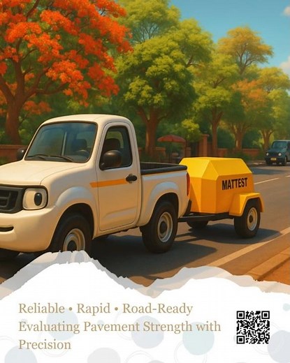 Falling Weight Deflectometer FWD Test #civilxpress #automobile #civilengineering