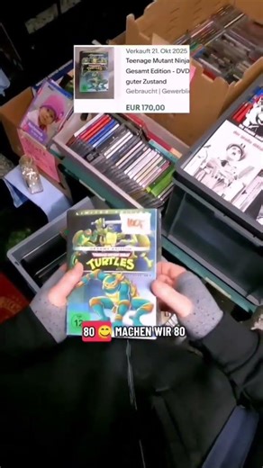 Teenage Mutant Ninja Turtles DVD series found sealed at a flea market. #tmnt #childhood #fleamarket