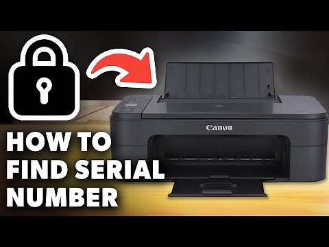 How To Find The Serial Number On Canon Pixma Printer (Any Pixma Model) (2025 Guide)