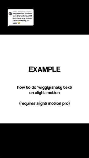crqnked 🃏 (@crqnked) - How to Create Wiggly and Shaky Text on Alight Motion