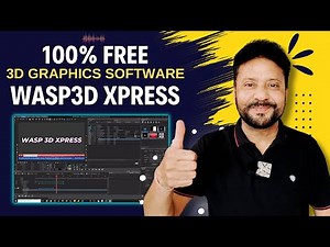 How to Create Free 3D Graphics For Your Live streaming | Wasp3d Xpress | Free Graphics Software