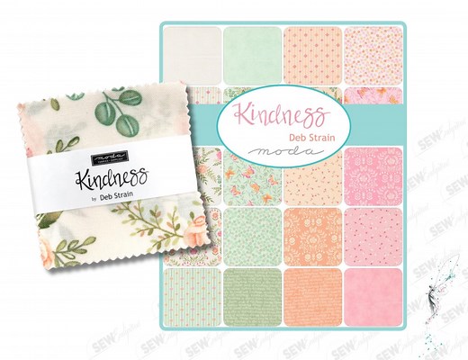 Kindness | Deb Strain for Moda Fabrics | Mini Charm | 56150MC - Etsy