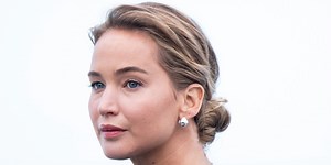 Jennifer Lawrence's Backless Asymmetrical Dress Has a Massive Unexpected Side Cutout
