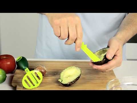 Kuhn Rikon Avocado-Stampfer & Messer (deutsch)