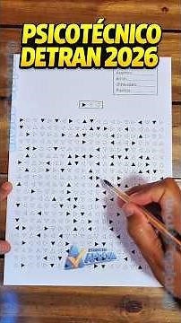 DETRAN PSYCHOTECHNICAL TEST 2026 - HOW TO PASS THE ARROW TEST 2026