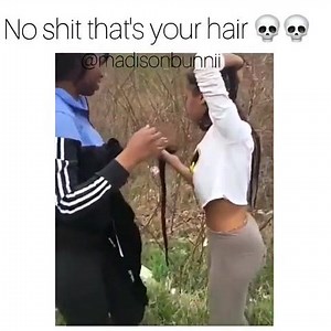 Is that my hair? Imjuniork