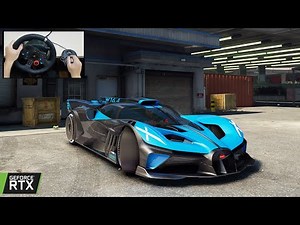 GTA 5 - 2021 Bugatti Bolide - RTX 3080 - Logitech G29 Gameplay - Steering Wheel + Paddle Shifter