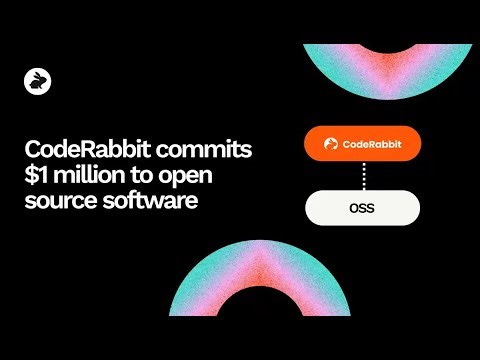 CodeRabbit commits $1 million to open source