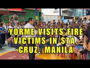 LIVE: MAYOR ISKO MORENO VISITS FIRE VICTIMS AT BRGY. 375 TAMBUNTING, STA. CRUZ, MANILA |JULY 7, 2025