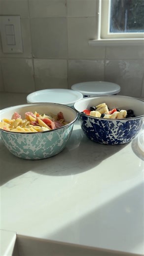 FabFitFun on Instagram: "🌸 SPRING SPOILER 🌸 These @goldenrabbitenamelware - Prep Bowl Set of 2 with LID in Cobalt Swirl or Sea Glass Swirl are the Spring Box pick you didn’t know you needed. - These bowls bring that perfectly undone, coastal energy to your countertop with their dreamy cobalt and sea glass swirls. - They’re as durable as they are pretty, taking you seamlessly from prepping a salad to serving a dinner party without missing a beat. - The best part is the matching li