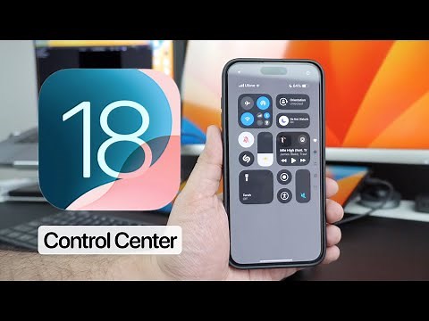 iOS 18 Hands-on: Control Center