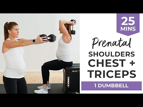 25-Minute Prenatal Arm Workout (Safe for ALL Trimesters of Pregnancy)!