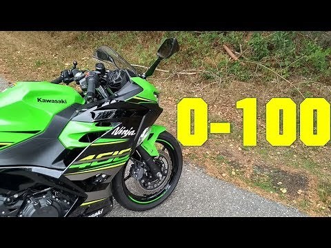 2018 Kawasaki Ninja 400 0-100 KMH - 0-60 MPH
