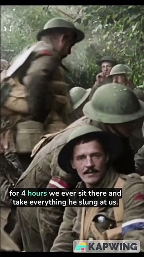 "They shall not grow old" colorized WW1 fragment #history #shorts