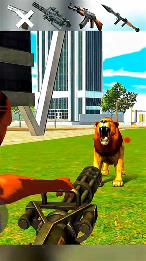 FRANKLIN VS LION HUNT CHALLENGE ☠️ Indian bike driving game#shorts#gta #indianbikesdriving3d