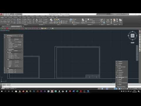 #Autocad #básico | Ativando Midpoint e osnaps para facilitar o desenho