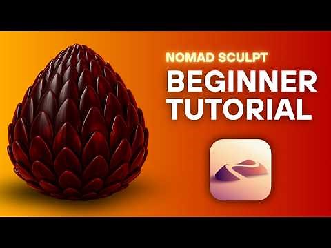 Sculpt a Dragon Egg Perfectly (20 Minute Practice Challenge) || Nomad Sculpt Beginner Tutorial