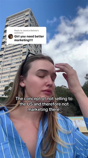 Replying to @Jessica Batista and then all the Americans commenting saying “you need better marketing!!” but all our marketing is in Australia where we’ve achieved massive growth 🤪