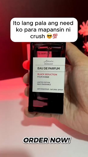 Pag dumaan ka… may kilig na sumasayad sa hangin. ✨ Hanna’s Secret Perfume has that alluring scent na nakaka-“wait, sino yun?” aura — yung amoy na unti-unting kumakapit sa utak ng tao. ✅ Nakaka-akit at warm na presence ✅ Oil-based kaya matagal mawala ✅ Premium scent pero hindi premium price ✅ Amoy na nakakabighani ✅ Pampa-obsess ng kahit sinong makakaamoy 👉 ORDER NOW kung gusto mong maging dahilan bakit hindi sila mapakali sa’yo. | Akrymi Scents