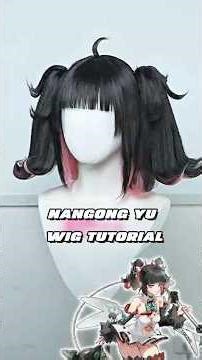 ASMR: Nangong Yu from Zenless Zone Zero Wig Tutorial#nangongyu #zzzero #cosplay #wigtutorial #asmr