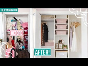 These easy closet organization ideas will motivate & inspire you to get organized! | The DIY Mommy
