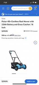 "Pulsar" Electric Reel Mower