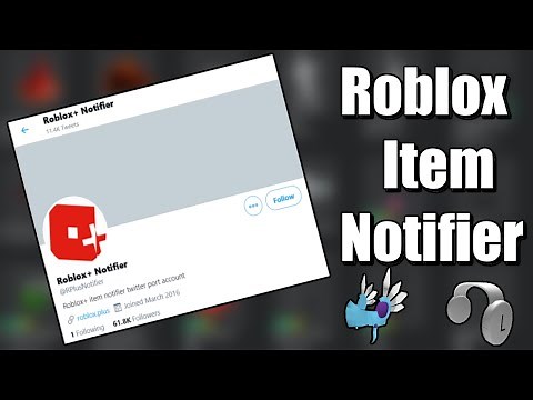 Roblox Catalog Item Notifier