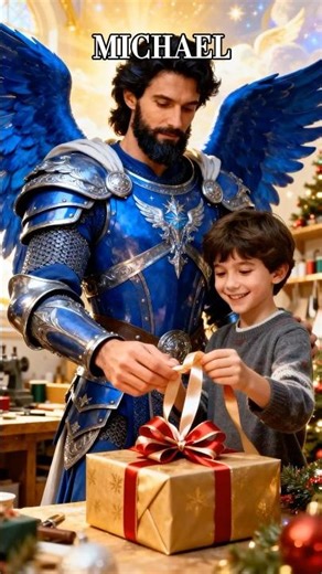 Archangels Helping Children with Christmas Gifts 🎁 (2025) #shorts #archangels #christmas