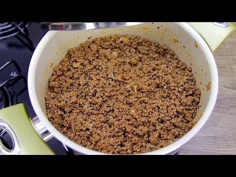 CARNE MOÍDA COZINHA PARA INICIANTE MUITO FÁCIL