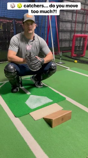 Proper stances go a long way in making our movements simple! Be quiet for your pitcher and always give a good target! #catcherstances #catchertechnique #catcher #catcherdrills #baseball #softball | The blocking buddy