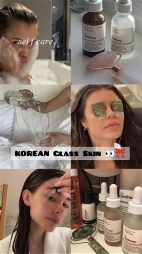 Korean Glass Skin 👀🎀...|| #love #koreanskincare #glowup #glassskin #youtubeshorts