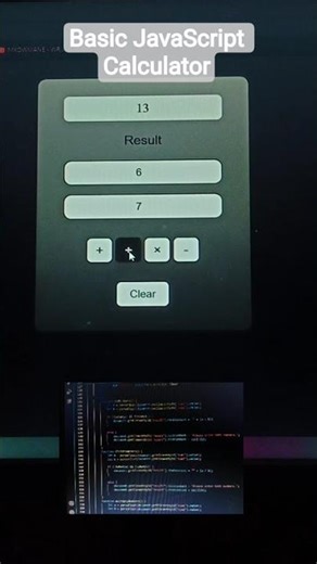 Basic JavaScript Calculator. #coding