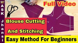 4.4K views · 91 reactions | Simple Blouse Cutting and Stitching in...