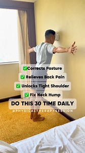1.6M views · 14K reactions | THIS EXERCISE HELPS CORRECTS POSTURE, RELIEVES BACK PAIN & UNLOCKS TIGHT SHOULDER  #backpainrelief #backpain #shoulderpain #posturecorrection #PostureMatters | Physical Therapy Session | Facebook
