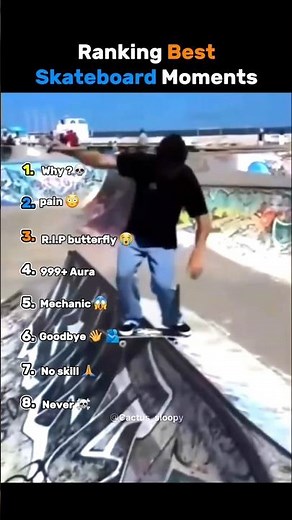 Ranking Best Skateboard Moments 😭💀 #shorts