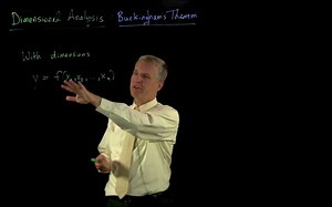 7.2 Buckingham's Pi theorem