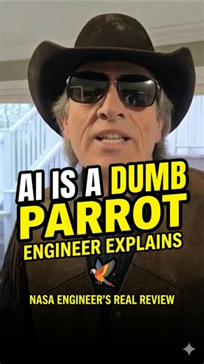 Why AI is Just a "Dumb Parrot | A NASA Engineer's Perspective #shorts #ArtificialIntelligence #NASA