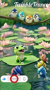 Barish jb Aati H To Froggy Aata h | poem| Frog AI short| Frog short| KG poem |#TwinkleTrance #poems