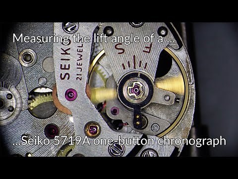 Measuring the amplitude and lift angle of a watch movement
