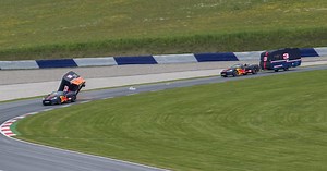 Watch a caravan race with an F1 twist