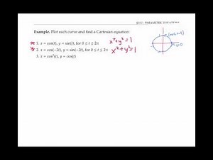 Parametric Equations