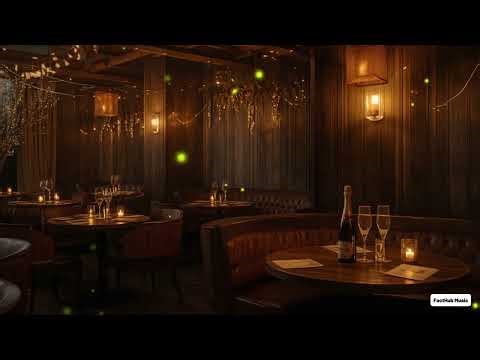 Cozy New Year Jazz Bar ☕ Lofi Chill Beats | Relaxing Night Ambience