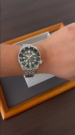 Seiko 5 GMT SSK035 “sprite” Quick Unboxing #seiko #watch #watches #reseller #fyp