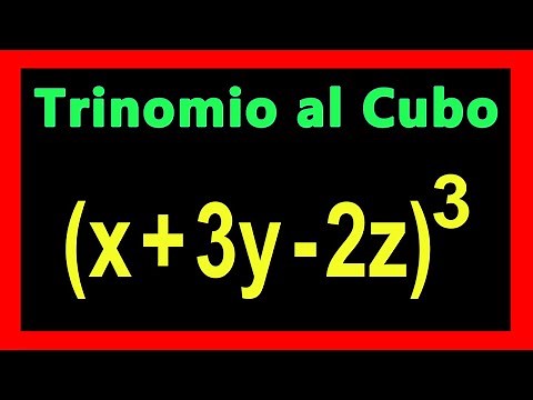 ✅👉 Trinomio al Cubo ✅ Como Elevar un Trinomio al Cubo